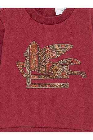 red cotton sweatshirt ETRO KIDS | GX4510Z3333416